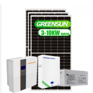5kw 10kw 15kw 20kw 25kw 30kw Hybrid on/off Grid Solar PV Panels Photovoltaic Home Energy Storage Power Generator with Lithium-Ion Battery and Inverter
