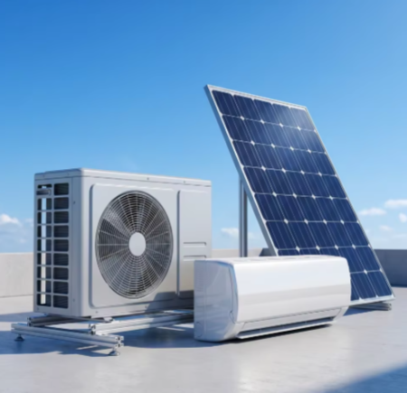 Acdc Hybrid VFD Solar Power Air Conditioner 12000BTU Without Inverter