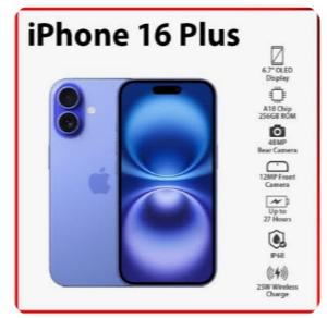 Apple IPhone 16 - 8GB-256GB - 5G - Ultramarine