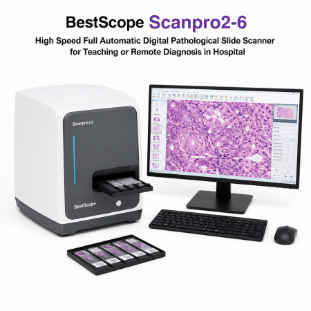 BestScope Scanpro2-6 High Speed Full Automatic Digital Pathological Slide Scanner for Teaching or Remote Diagnosis in Hospital