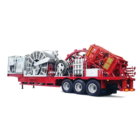 60K/80K/100K/140K Trailer CTU Coiled Tubing Units for Oilfield Use Coil Tubing Truck Oil Field Equipment