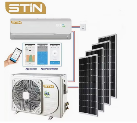 Acdc Hybrid VFD Solar Power Air Conditioner 12000BTU Without Inverter