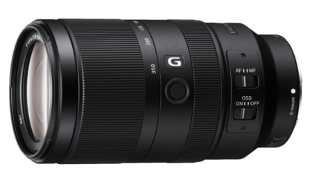 Sony - E 70-350mm F4.5-6.3 G OSS Telephoto Zoom Lens for E-mount Cameras - Black