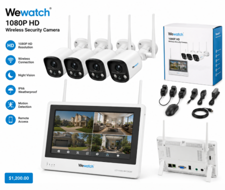 Wewatch 1080p Hd Wireless Security Camera