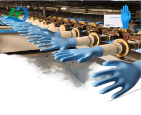 Cheap Nitrile Hand Gloves Medical Examination Making Equipment for Hospital