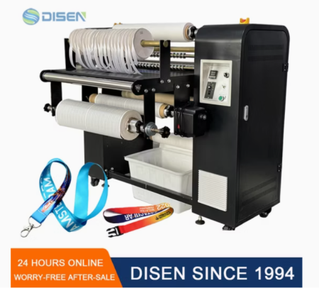 Industrial Label Satin Ribbon Printing Machine Lanyard Dye Sublimation Heat Transfer Satin-Ribbon-Printing-Machine