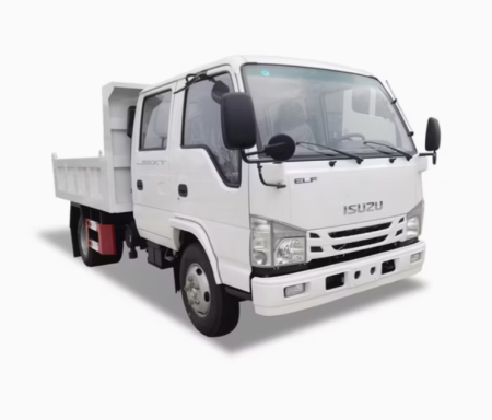 Waste Disposal 4X2 3-5tons Dumpster Double Row Cab Mini Dumper 120 HP Euro 3 Rhd Tipper Trucks Small Light Duty Dump Truck for Construction Material