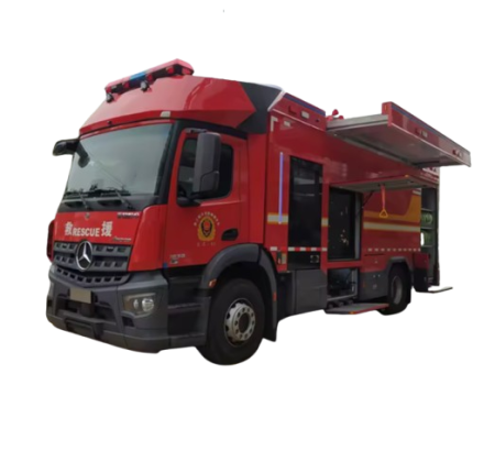 Aeiral Drone Fire Fighting Truck