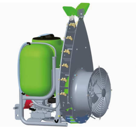 Tractor Mounted Mist Blower Air Blast Orchard Agricultural Sprayer